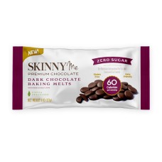 SKINNY ME CHOCOLATE: Dark Chocolate Baking Melts, 8 oz