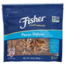 FISHER: Pecan Halves, 10 oz