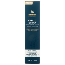 ABUNDANT NATURAL HEALTH: MAG IC Spray Strong Pain Relief, 3.4 fo