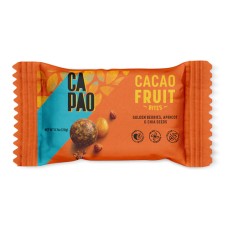 CAPAO: Golden Berries Apricot & Chia Seeds Cacao Fruit Bites, 0.7 oz