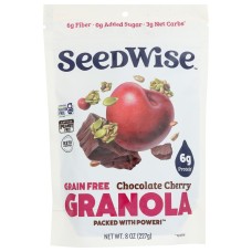 SEEDWISE: Chocolate Cherry Granola, 8 oz