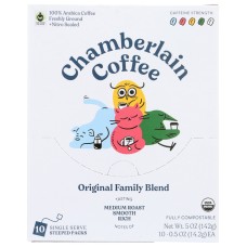 CHAMBERLAIN COFFEE: Original Family Blend 10Pk, 5 OZ