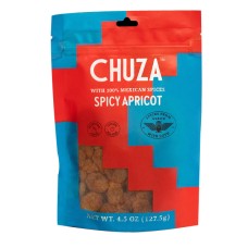 CHUZA: Spicy Dried Apricot, 4.5 oz