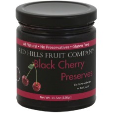 RED HILLS: Black Cherry Preserves, 11.5 oz