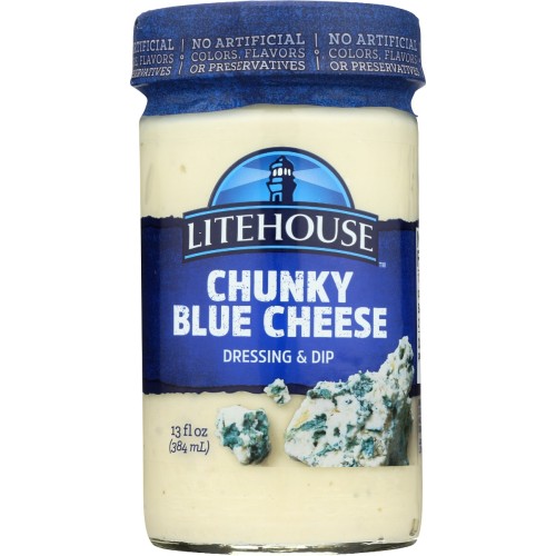 LITEHOUSE Chunky Blue Cheese Dressing and Dip, 13 oz