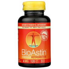 NUTREX: BioAstin Hawaiian Astaxanthin 4 mg, 120 sg
