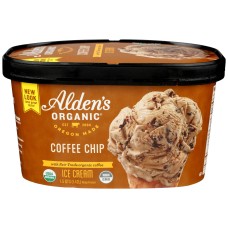 ALDENS ORGANIC: Organic Coffee Chip Ice Cream, 48 oz