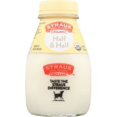 STRAUS: Organic Half and Half, 16 oz