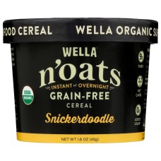 WELLA: N Oats Snickerdoodle Cups, 1.6 oz