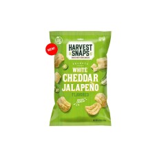 HARVEST SNAPS: Snack Selects White Cheddar Jalapeno, 4.2 OZ