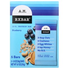 RXBAR: Bar Am Blueberry 5 Bars, 9.7 OZ