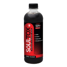 SOULTOX: Water Alkaline Strawberry Pom, 16.9 fo