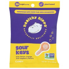 HEALTHY HIPPO: Candy Sour Keys, 1.8 OZ