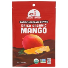 MAVUNO HARVEST: Organic Dried Mango Dipped In Dark Chocolate, 3 oz