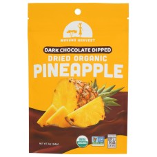 MAVUNO HARVEST: Organic Dried Pineapple Dipped In Dark Chocolate, 3 oz