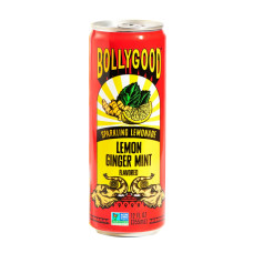 BOLLYGOOD: Sparkling Lemonade Lemon Ginger Mint, 12 fo