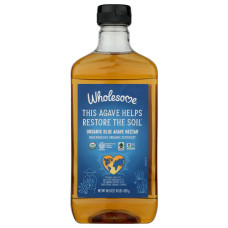 WHOLESOME: Organic Blue Agave Nectar, 18.5 oz