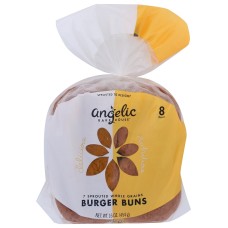 ANGELIC BAKEHOUSE: Seven Sprouted Whole Grains Burger Buns, 16 oz