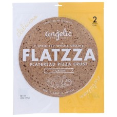 ANGELIC BAKEHOUSE: Flatzza 7-Grain Flatbread Pizza Crust, 14 oz