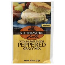 SOUTHEASTERN MILLS: Peppered Gravy Mix With Sausage Flavor, 2.75 oz