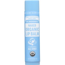 DR BRONNER'S: Organic Naked Lip Balm, 0.15 oz