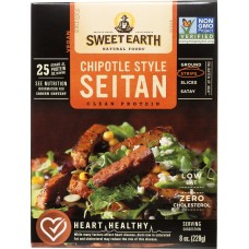 SWEET EARTH: Seitan Strips Chipotle, 8 oz