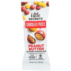 LITTLE SECRETS: Peanut Butter in Dark Chocolate Candies, 1.5 oz