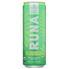RUNA: Lime Twist Clean Energy Drink, 12 oz