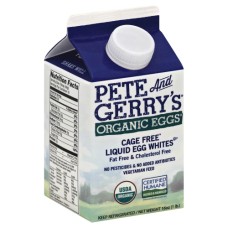 PETE AND GERRYS: Organic Liquid Egg Whites, 16 oz