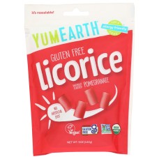 YUMEARTH: Organic Pomegranate Licorice, 5 oz