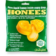 AMBROSOLI: Honees Cough Drops Original Bag, 20 pc