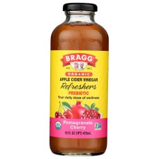 BRAGG: Organic Pomegranate Cherry Apple Cider Vinegar Refreshers, 16 oz