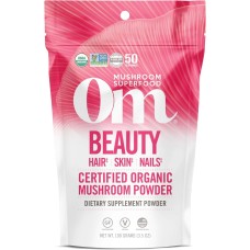 OM ORGANIC MUSHROOM NUTRITION: Beauty Mushroom Powder, 100 gm