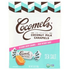 COCOMELS: Cocomels Seasalt Pouch Organic, 3.5 oz