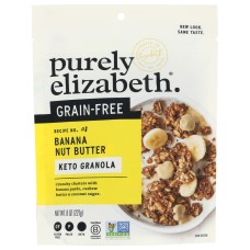 PURELY ELIZABETH: Granola Grain Free Banana Nut Butter, 8 oz