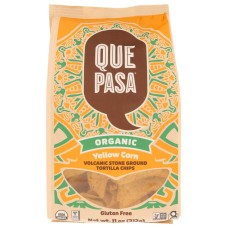 QUE PASA: Chip Tortilla Yellow Corn Organic, 11 oz