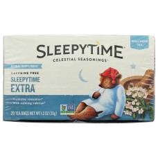 CELESTIAL SEASONINGS: Sleepytime Extra Wellness Herbal Tea, 20 Tea Bags