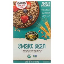 NATURES PATH: Organic Smart Bran Psyllium and Oatbran Cereal, 10.6 oz