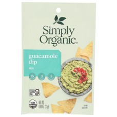 SIMPLY ORGANIC: Dip Mix Guacamole, 0.8 Oz