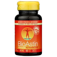 NUTREX: Hawaii BioAstin Hawaiian Astaxanthin 4 Mg, 60 sg