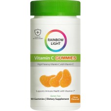 RAINBOW LIGHT: Gummy Vitamin C Slices Tangy Orange Flavor, 90 Gummies