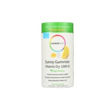 RAINBOW LIGHT: Sunny Gummies Vitamin D3 Yummy Lemon Flavor 1000 IU, 100 Gummies