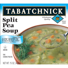 TABATCHNICK: Split Pea Soup Low Sodium, 15 oz