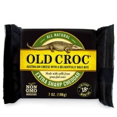 OLD CROC: Extra Sharp Cheddar Cheese, 7 oz