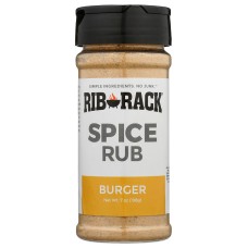 RIB RACK: Spice Rub Burger, 7 oz