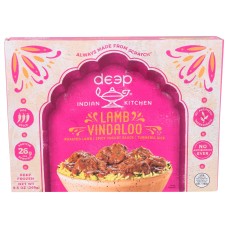 DEEP INDIAN KITCHEN: Lamb Vindaloo with Turmeric Rice, 9.50 oz