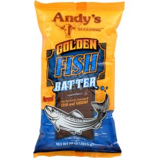 ANDY'S SEASONING: Golden Fish Batter, 10 oz
