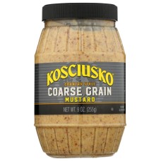 KOSCIUSKO: Country Style Course Grained Mustard, 9 oz