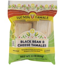 TUCSON TAMALE COMPANY: Black Bean & Cheese Tamales, 11 oz