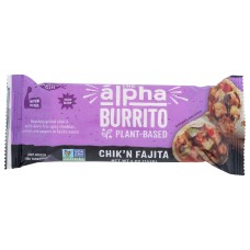 ALPHA FOODS: Plant Based Burrito Chik'n Fajita, 5 oz